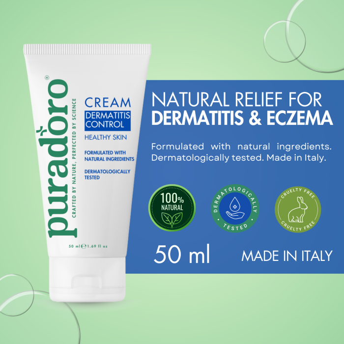 Dermatitis Control & Healthy Skin Cream - Relieves Itching, Redness & Flaking 50ml - obrazek 6